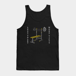 Weight bench with Barbell Tank Top